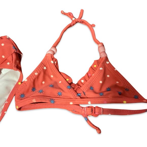 Red Heart/Star Print Halter Bikini - Picture 2 of 3